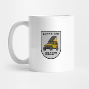 Jeep Life Jeep Wrangler Offroad 4x4 - Yellow Mug